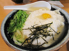 料理:山かけうどん580円@長住うどん・福岡市南区