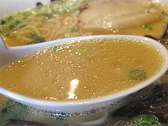 5ランチ:豚骨ラーメンスープ@博多ラーメン123・春日