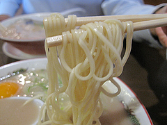 9ランチ:ラーメン麺@麺家ブラックピッグ・佐賀