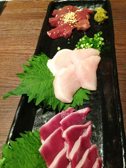 5朝引き鶏刺盛り@楽宴