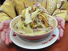 7ランチ:野菜山盛りチャンポンアップ@威風堂々・居酒屋・六本松