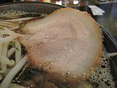 ランチ:呼び戻しブラックチャーシュー@@久留米大砲ラーメン・天神今泉店