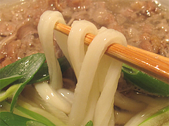 料理:肉うどん麺@讃岐うどん志成(しなり)
