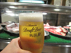 5居酒屋:アサヒプレミアム熟撰生@海鮮居酒屋ふじけん・大名・天神・西通り