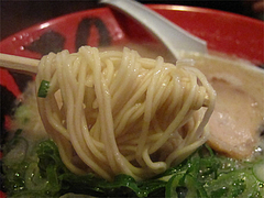 14ランチ:ラーメン麺@ラーメンTAIZO(タイゾー)那珂川店