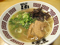 博多新風・豚骨ラーメン絆のミニラーメンアップ@ラースタナイト・フクオカナウ・キャナルシティ博多