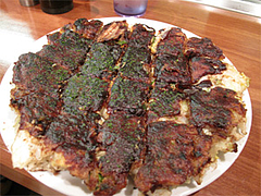 12料理:肉玉子(600円)かミックス玉(850円)@お好み焼ふきや・福ビル地下