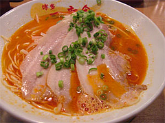 赤ラーメン@博多一幸舎博多本店