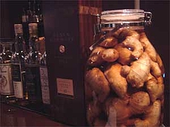 Bar Higuchi(バー ヒグチ)のしょうが(ジンジャーウォッカ)@福岡・中州