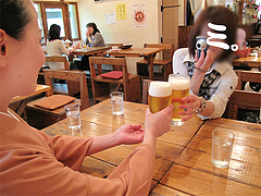 料理:生ビール乾杯@タイ料理オシャ・大橋