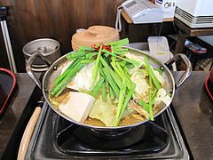5ランチ:ハーフ麺もつ味噌味680円@一人もつ鍋・元祖博多麺もつ屋・春吉
