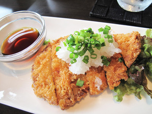 6おろし豚カツ定食@ワンパーク大濠