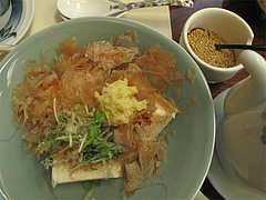 料理:加茂川ランチ・特撰冷豆腐@梅の花・太宰府別荘・自然庵