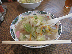 5ランチ:チャンポン650円@花びし・西中洲