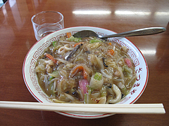料理:あんかけちゃんぽん650円@薩摩屋・清川