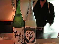 料理:日本酒2種@酒陶・築地・平尾