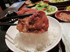 7ランチ:若鶏唐揚げ食べる@居酒屋しょうき・長住店