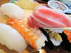 料理:すし定食早く食べよう@一心鮮魚店・久留米