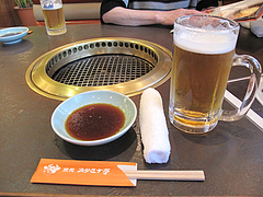 4店内:テーブル席@焼肉スタミナ亭・清川