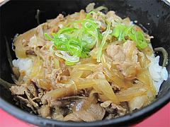 料理:肉飯セットの特製豚丼@長浜大将・長浜ラーメン街