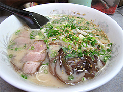 料理:ラーメン500円@愛新軒・博多区美野島