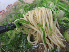 料理:背脂しょうゆラーメン麺@ラーメン来来亭・福岡空港東店