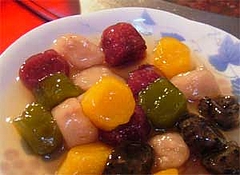九ふん名物タロイモ団子@台湾