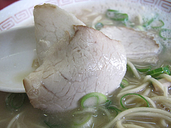 7ランチ:ラーメンチャーシュー@長浜ラーメン・餃子・長浜御殿・堤店
