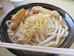 ランチ:ごぼう天うどん400円@牧のうどん・空港店