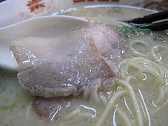 12ランチ:豚骨ラーメン・チャーシュー@ニチイのラーメン屋・味一番・西新・藤崎