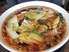 料理:五目つゆそば(湯麺)780円@頤和園(いわえん)・大博多ビル店
