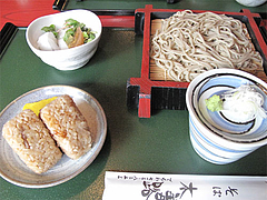 料理:サービスランチ700円@蕎麦・木曽路・福岡