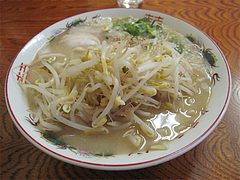 9ランチ:もやしラーメン580円@丸元ラーメン・春日