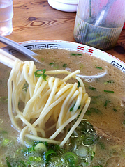 3ランチ:ラーメン麺@ふくちゃんラーメン本店・田隈