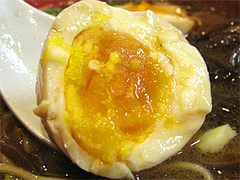 料理:新風麺の味玉子100円@博多新風・福岡市中央区高宮