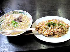 料理:ラーメンセット700円@山ちゃん・ちゃんぽん