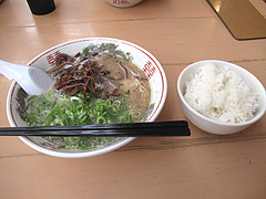 ランチ:ラーメンライス780円@ラーメン・博多だるま