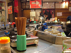 新生飯店の店内@福岡・天神