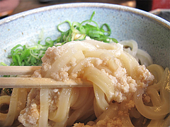 19ランチ:とりたま(鶏釜玉うどん)そぼろ@讃岐うどん大使・福岡麺通団・薬院