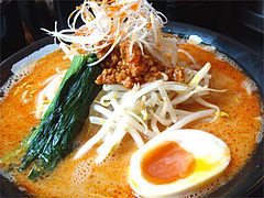 赤坦々690円(辛度:汗だく)@らーめん雷蔵・博多区諸岡