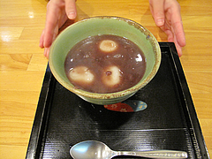 料理:白玉ぜんざい260円@蜂楽饅頭・西新