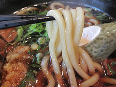 料理:肉肉うどん麺@元祖肉肉うどん・博多区店屋町