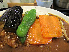 料理:野菜カレーセットの野菜@博多伽哩家かかろっと
