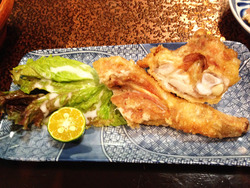 8名物若鶏ももの唐揚げ@鳥はち