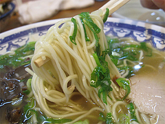 料理:ラーメン麺@トキハラーメン・天神