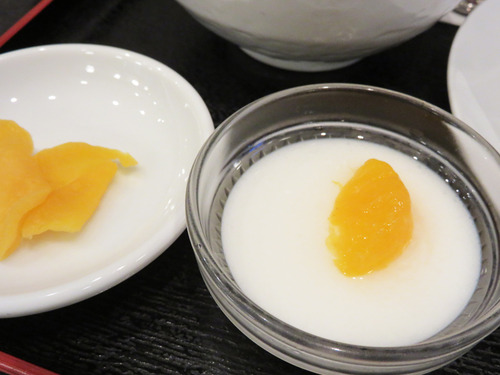 11ダブルセット杏仁豆腐