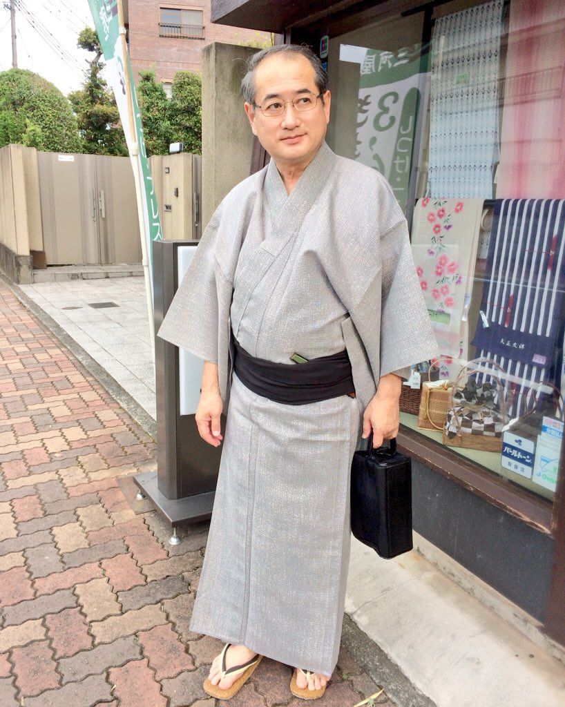 着物コーディネート 男性の浴衣 絹紅梅でお出かけ きもの処三河屋 ブログ 着物コーディネート 男性の浴衣 絹紅梅でお出かけ きもの処三河屋 ブログ