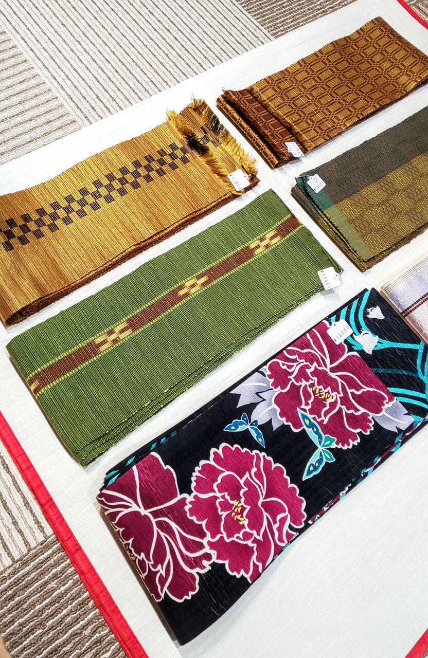 首里ロートン織ミンサー(半幅帯)328530 つよかっ 