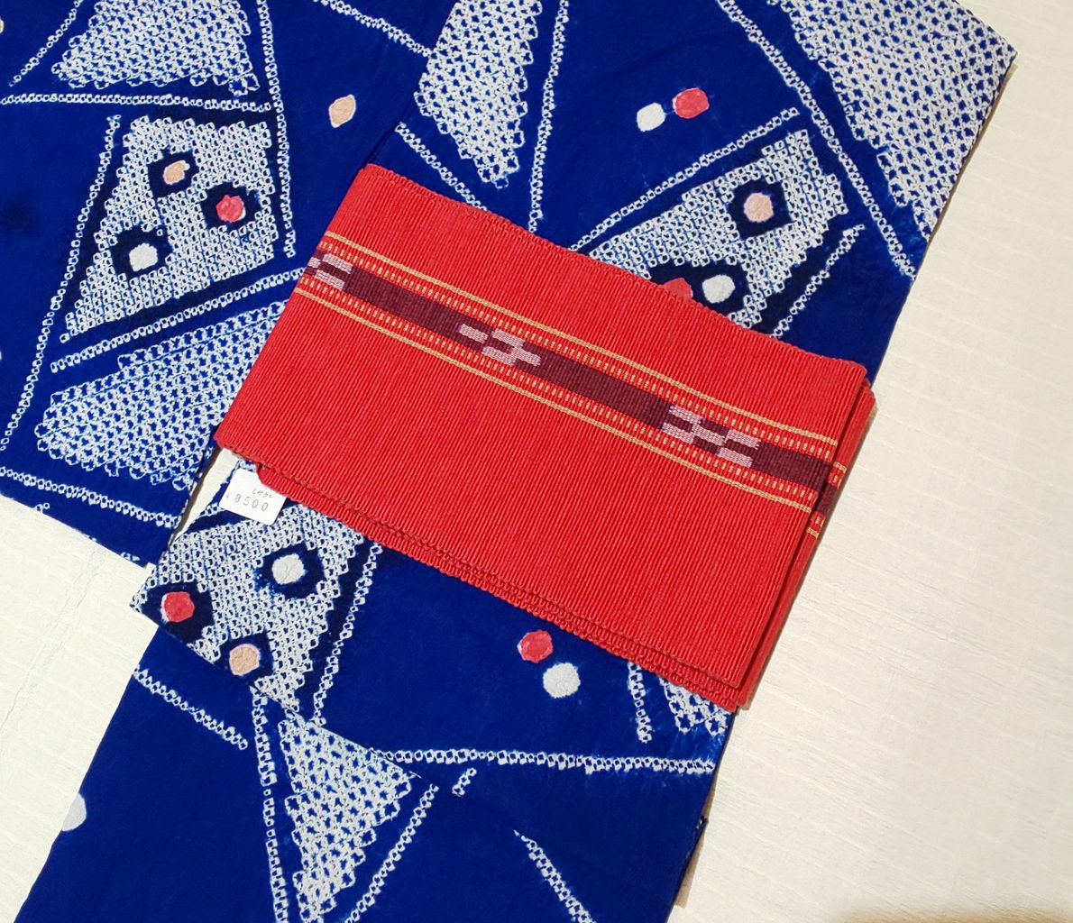 有松鳴海絞り　浴衣　アンティーク 紫陽花ゆらりと浮かぶ有松鳴海本絞り浴衣 - アンティーク着物