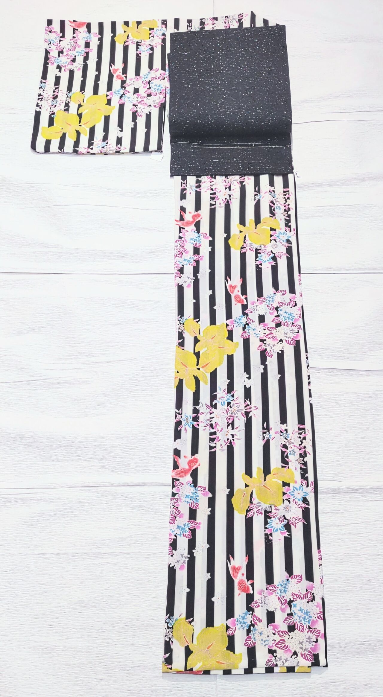 撫松庵　金魚刺繍 半幅帯 楽天市場】【撫松庵】半幅帯（刺繍細帯）「猫と鉄線（シロ